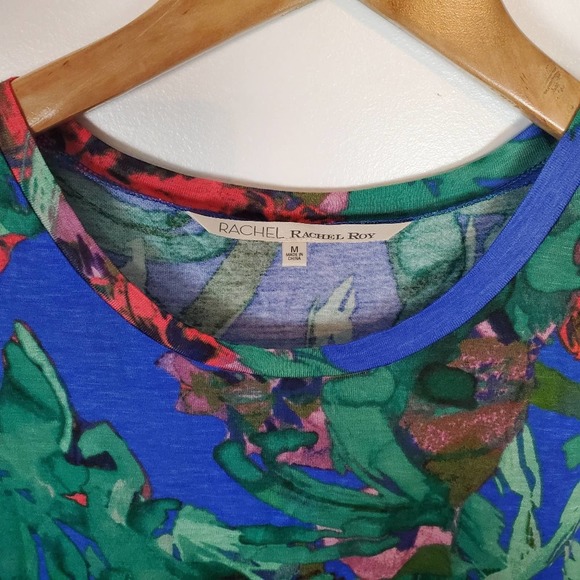 RACHEL Rachel Roy NWT medium floral tank - Picture 4 of 5